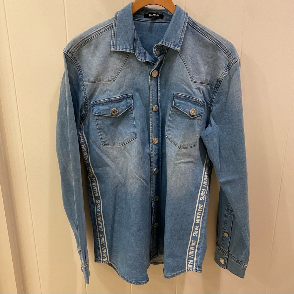 Balmain Denim Shirt Size M